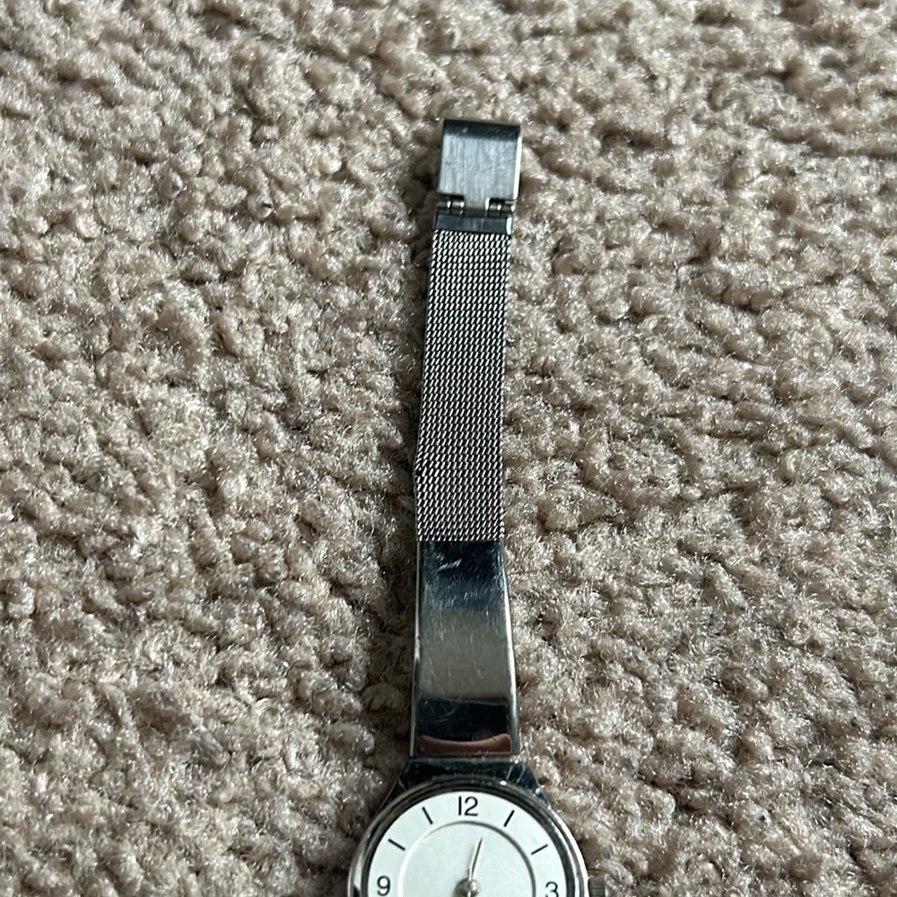 Women’s vintage silver stainless steel bracelet watch‎ adjustable - Picture 5 of 9
